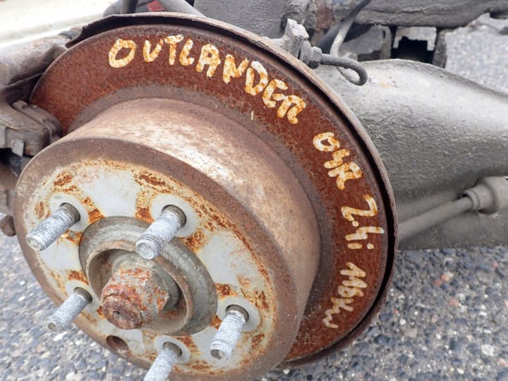 CHÂSSIS CHÂSSIS BERCEAU BANC SUSPENSION ARRIÈRE POUTRE AXE MITSUBISHI OUTLANDER I