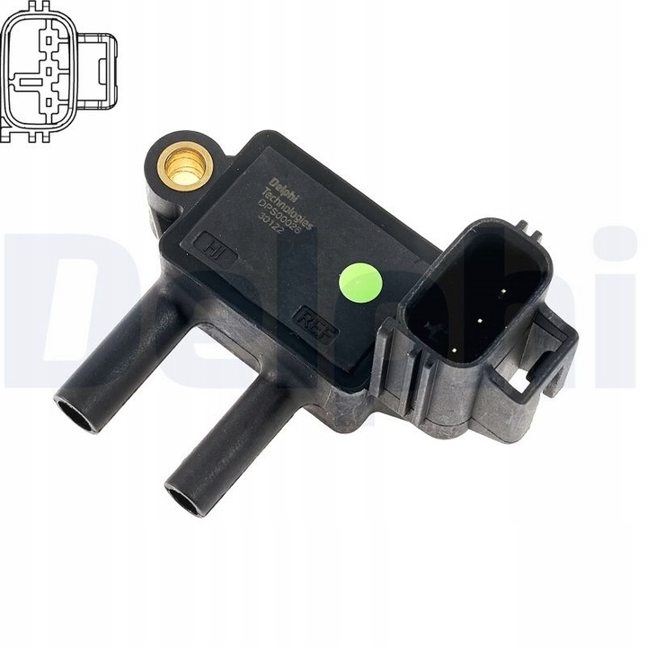 SENSOR DE PRESIÓN GASES DE ESCAPE VOLVO S80 II V40 V50 V70 3 FORD C-MAX II FOCUS I 