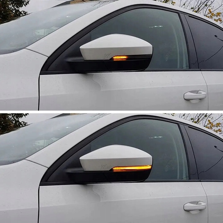 BLINKERS LED SKODA OCTAVIA MK3 VW T-ROC DYNAMIC DYMIONE MIRROR 