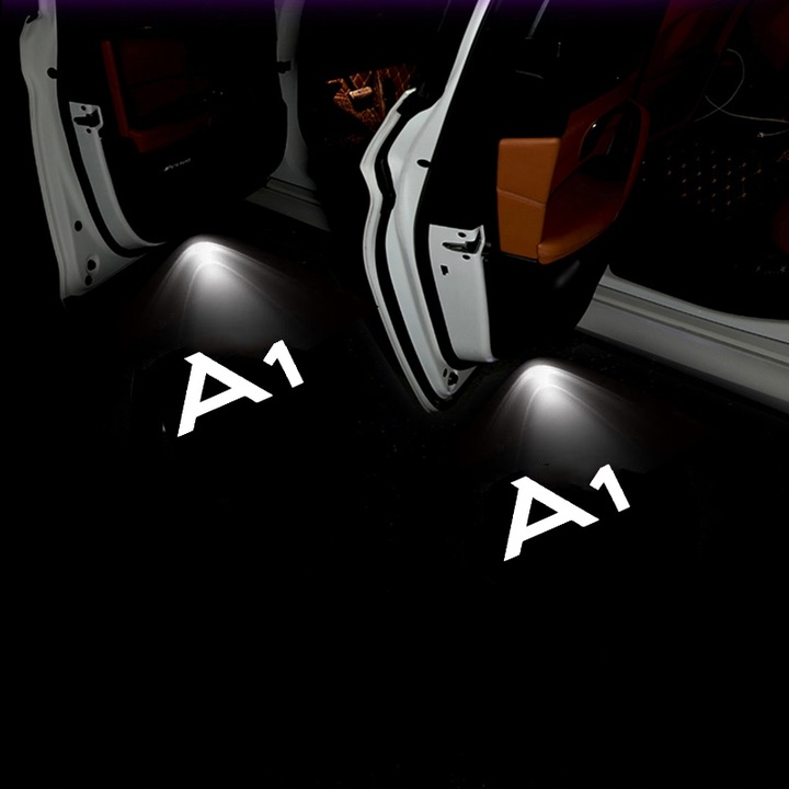 JUEGO DWOCH DE LUZ POWITALNYCH DE PUERTA PARA COCHES AUDI A1 Q5 TT A3 A5 A8 