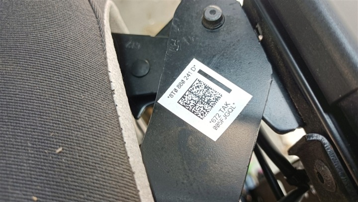 SIÈGE CONDUCTEUR GAUCHE AVANT AUDI A5 8T 8F COUPÉ MATERIALOWY 8T0880241D