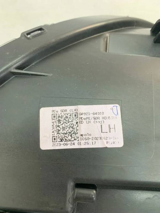 HYUNDAI I30 RESTYLAGE 20R PROJECTEUR GAUCHE 2020 I 30 01.25 G4921-63050
