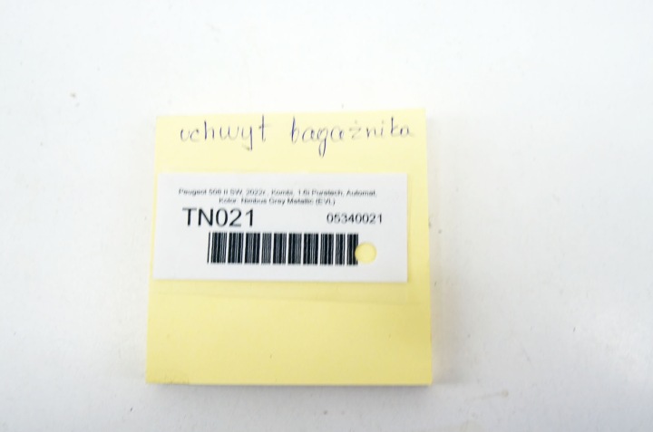 TN020+ PEUGEOT 508 II OREILLE POIGNÉE CROCHET COUVERCLES DE COFFRE 98370226ZE ENSEMBLE 4 PIÈCES