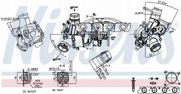 NISSENS TURBOCOMPRESSEUR 93194