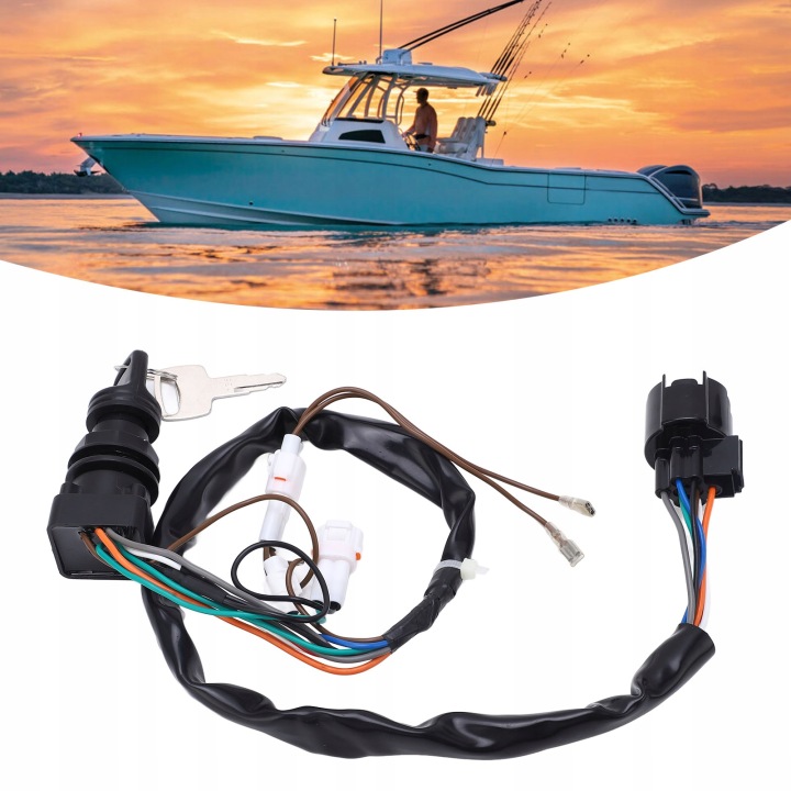 ENSEMBLE COMMUTATEUR CLÉ ALLUMAGE AVEC 2 KLUCZAMI VERS SUZUKI OUTBOARD 37110 93J00