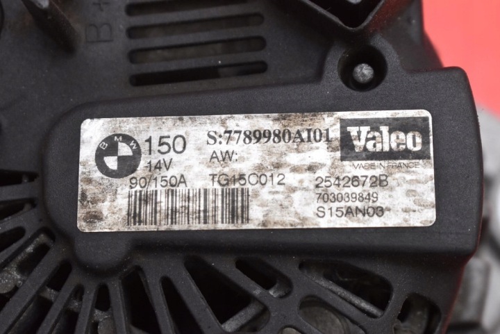ALTERNATEUR TEST 7789980AI01 2542672B BMW E46 2.0 D 116 KM LIFT 01-06