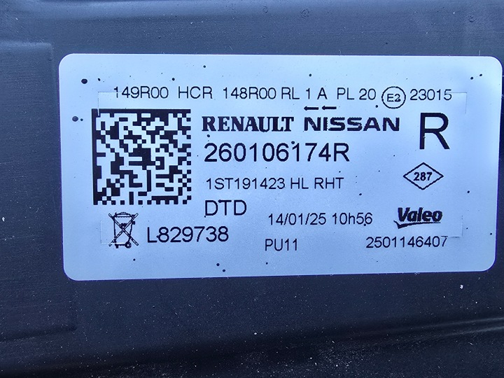 RENAULT MASTER 4 IV COMPLET LED PHARES AVANT