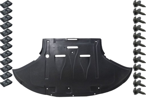 AUDI A6 C6 A 6 04-2011 PROTECCIÓN DEL MOTOR PASADORES 