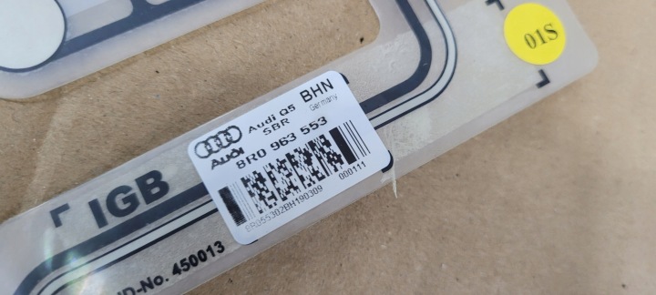 Q5 8R CAPTEUR ZAJETOSCI TAPIS SIÈGES AVANT 8R0963553