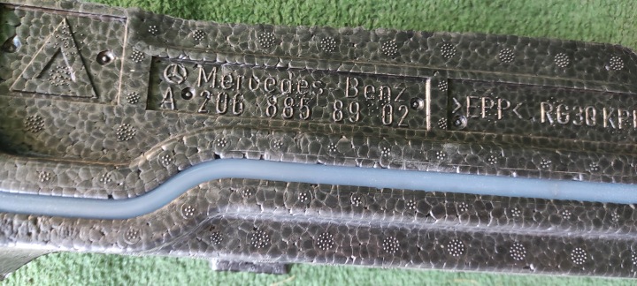 MERCEDES C DANS 206 AMG POUTRE AVANT AMORTISSEUR CAPTEUR ZONE LUBAN