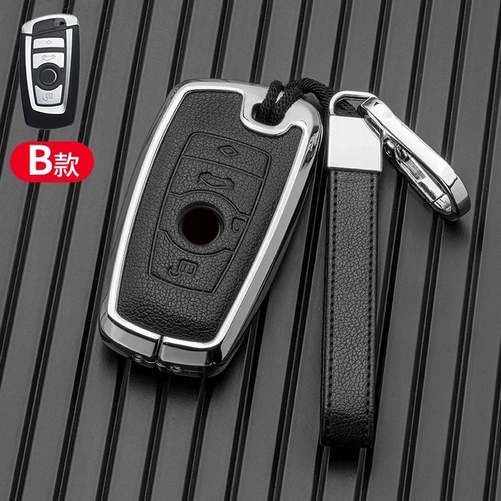 Grey-Black1car Key Cuter Cover Bag BMW F20 F30 G20 F31 F34 F10 G30 F11 X3 F