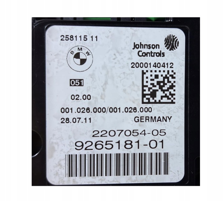 BMW F10 F11 COMPTEUR TABLEAU DE BORD 9265181