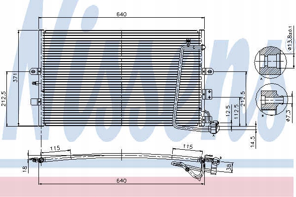 RADIATEUR CLIMATISATION NISSENS 94301