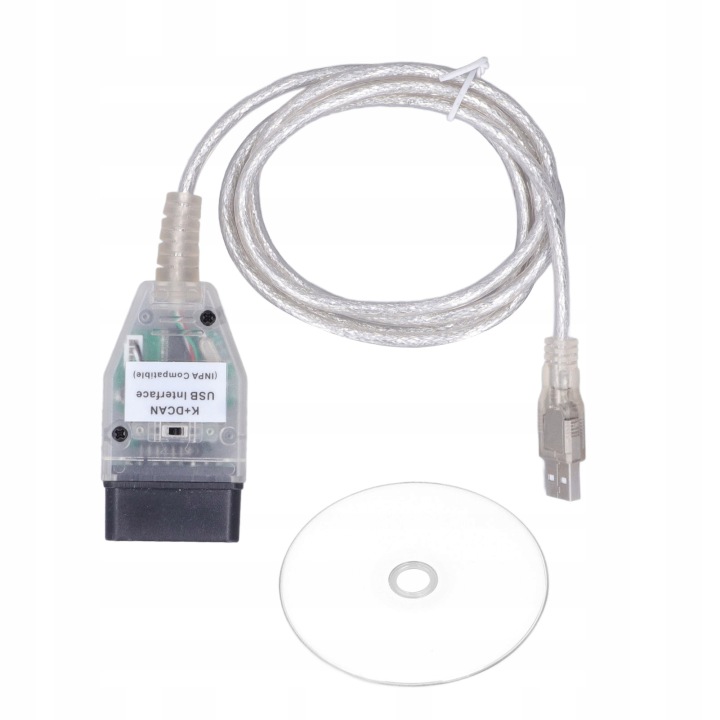 INTERFACE DIAGNOSTIC CÂBLE K+DCAN OBD2 USB