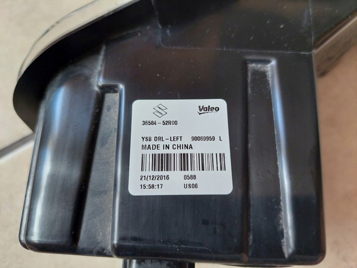 LANTERNE LED GAUCHE SUZUKI SWIFT MK8