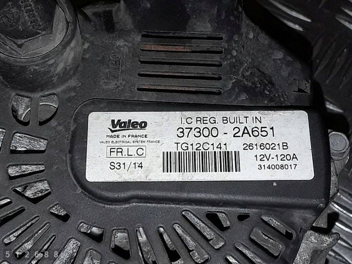 2014 KIA VENGA ALTERNATEUR 1400CRDI 373002A651