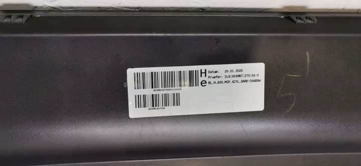 BMW 5 G30 G31 MODULE SPOILER DIFFUSEUR PARE-CHOCS ARRIÈRE 8064718