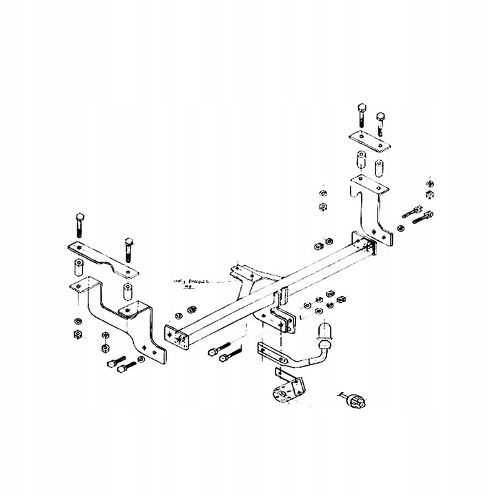 BARRA DE REMOLQUE GANCHO DE REMOLQUE NUEVO JUEGO DE CABLES PARA SUZUKI WAGON R+ 2 II MINIVAN 00-02 7 PIN 