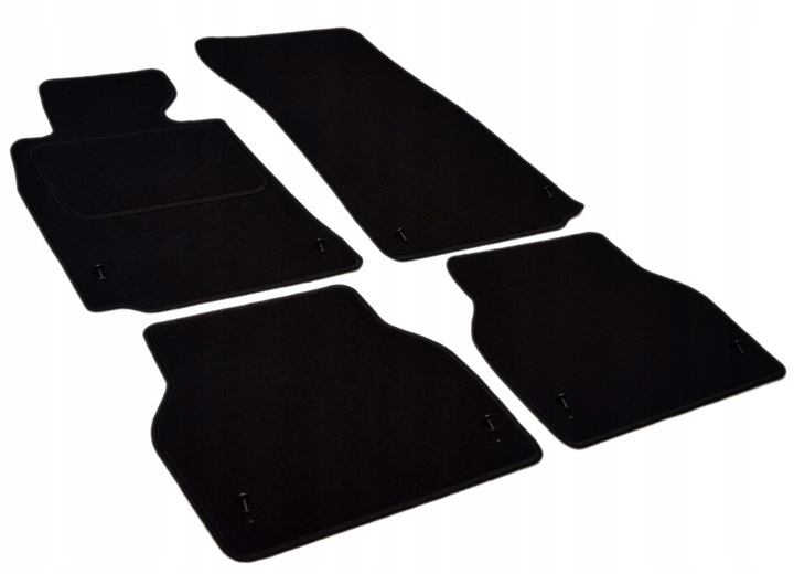 BMW SERIE 5 E39 1996-2003R. NEGRAS ALFOMBRILLAS DE FELPA - ECONOMY. 