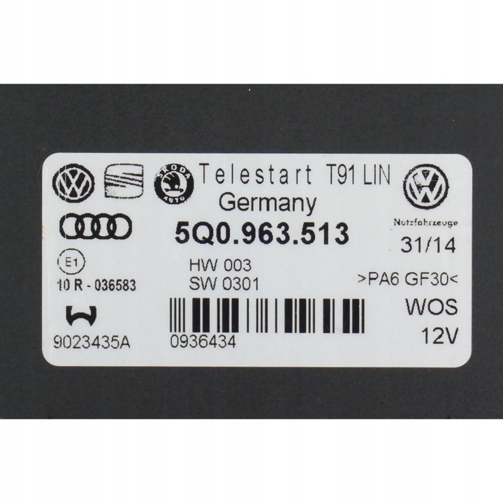 WEBASTO 5Q0963513 MODULE WEBASTO photo 2 - milautoparts-fr.ukrlive.com