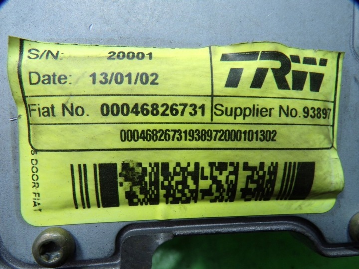 FIAT STILO SUPPORT ÉLECTRIQUE 00046826731