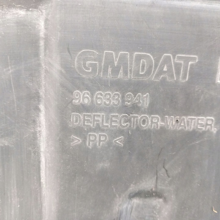 2010 CHEVROLET EPICA PROTECTION SOUS MOTEUR 96633941