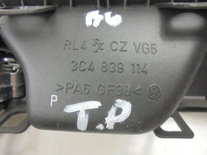 VW PASSAT B6 POIGNÉE PORTES INTÉRIEURE DROITE ARRIÈRE 3C4839114