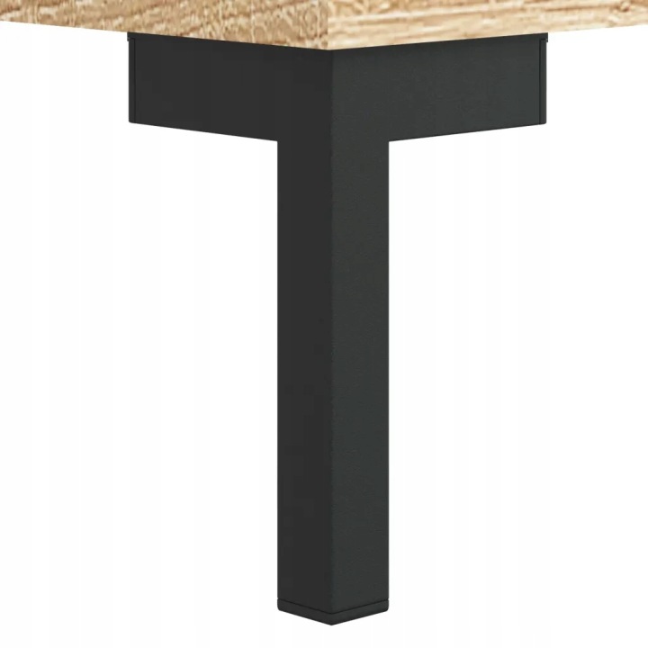 BIURKO, DAB SONOMA, 140X50X75 CM, MATÉRIAU DREWNOPOCHODNY
