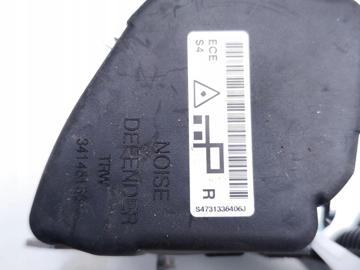 MINI MINI CEINTURE DE SÉCURITÉ SIÈGES ARRIÈRE ARRIÈRE PRAWIDLOWY 2015 BERLINE COMPACTE