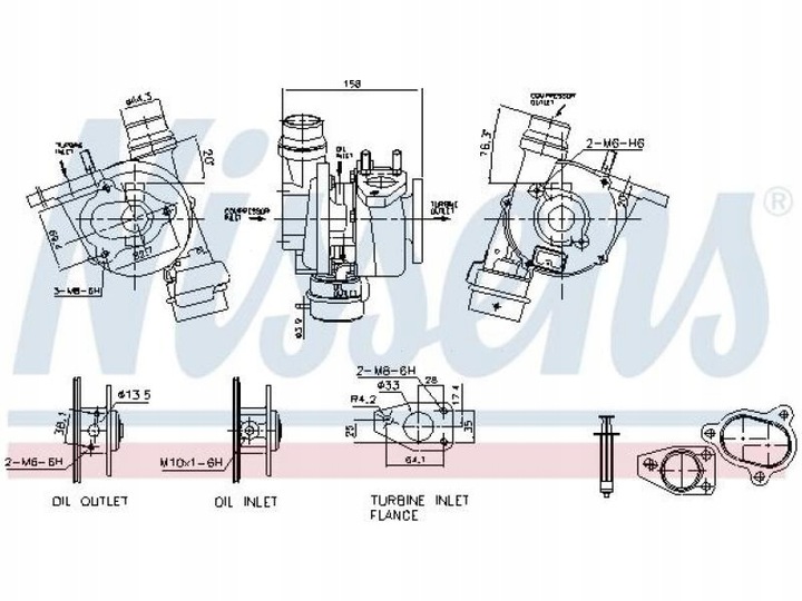 TURBINA RENAULT MEGANE 3 1.5 09-15 SCENIC 3 1.5 09- 