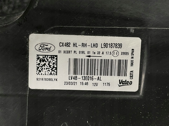 FORD KUGA MK3 PHARE COMPLET LED DROITE AVANT LV4B-13E016-AL