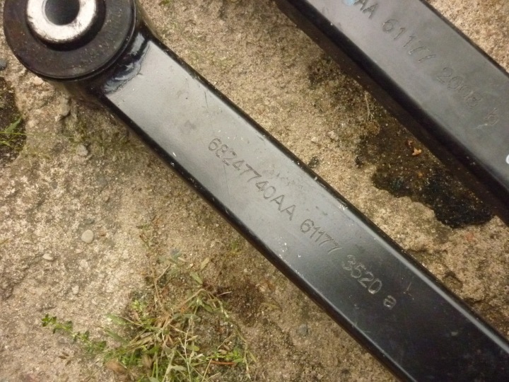 WRANGLER JL 18-25 BRAS DE SUSPENSION INFÉRIEUR SUPÉRIEUR GAUCHE DROIT ARRIÈRE 68247741AA 68247740AA