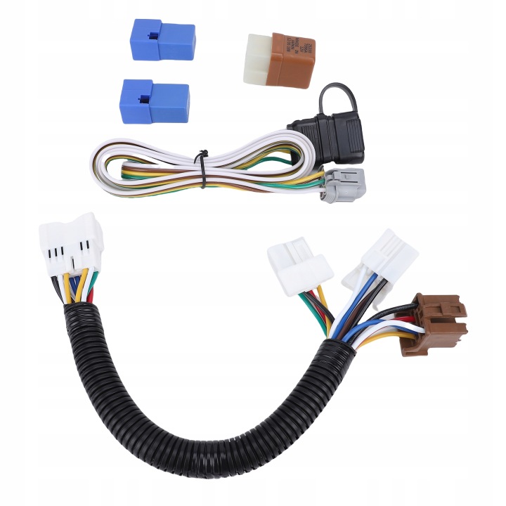 4-PINOWY KIT OKABLOWANIA REMORQUES 56225 4-STYKOWE PLAT RACCORD J8