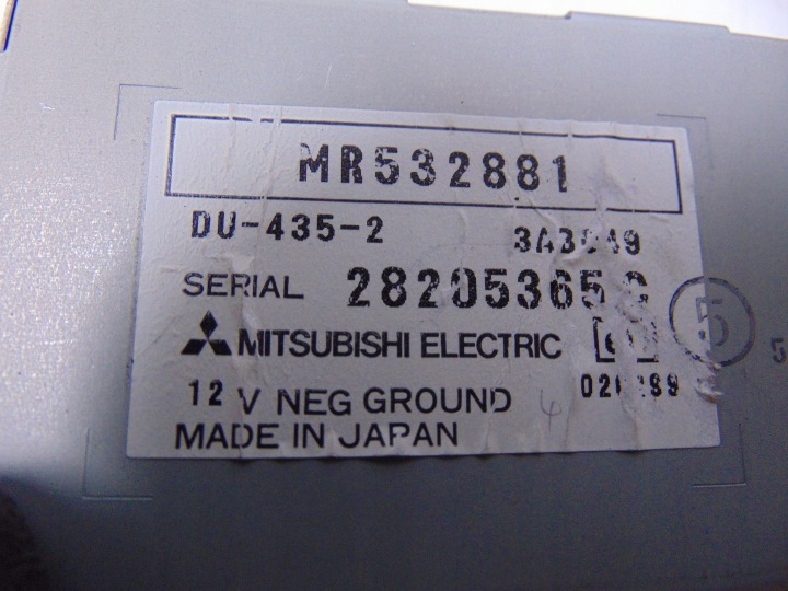 MONITEUR ÉCRAN MITSUBISHI PAJERO III MR532881 EUROPE