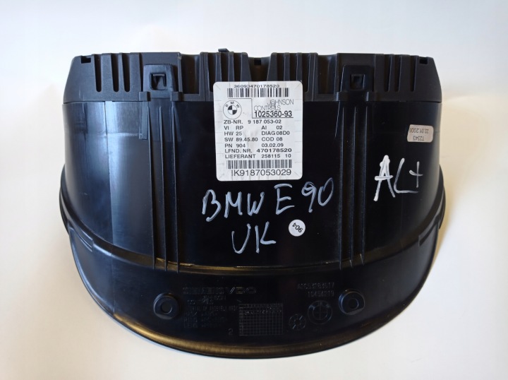 COMPTEUR TABLEAU DE BORD BMW E90 UK 9187053