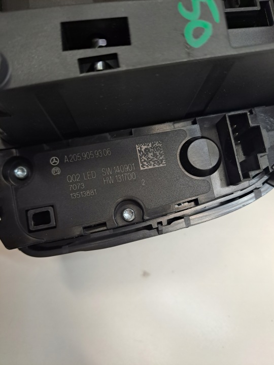 MERCEDES W205C PANNEAU COMMUTATEUR IDRIVE A2059004819 A2059059306 A2059056507