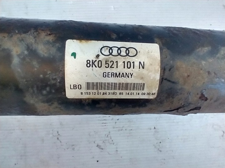 AUDI A5 8T A4 B8 ARBRE DE TRANSMISSION CARDAN QUATTRO AUTOMATE 8K0521101N