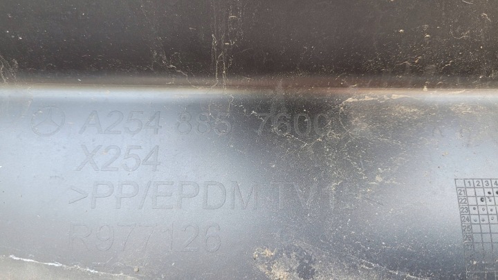 PARE-CHOCS ARRIÈRE A2548857600 MERCEDES GLC W254 X254 22-