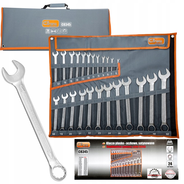 RICHMANN KIT CLÉS PLASKO-OCZKOWE SATYNOWANE 6-32MM 24E PLACHTA C8345