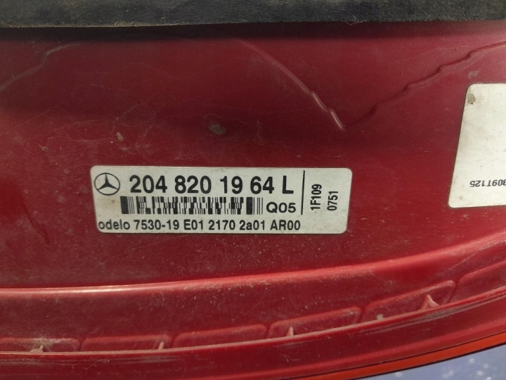 MERCEDES C W204 BERLINE PHARE ARRIÈRE ARRIÈRE GAUCHE EUROPE A2048201964