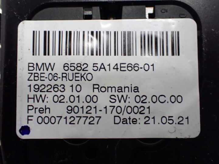 NAVIGATION NAVI RADIO TEXTILE ORIGINAL 193304 5A3B4C3 BMW 2 F45 F46 21R