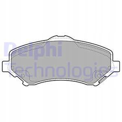 DELPHI LP2143 KIT PLAQUETTES FREINS FREINS DISQUE