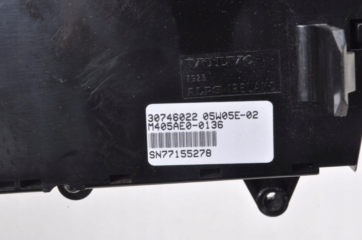 VOLVO S60 I V70 II PANNEAU COMMUTATEUR CLIMATISATION EUROPE 30746022
