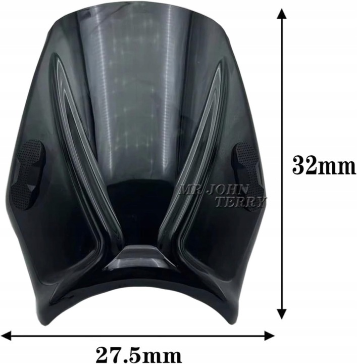 WINDSCREEN GUZZI V7 STONE 850 V7 III STONE 750 NOIR DOUBLE BUBBLE