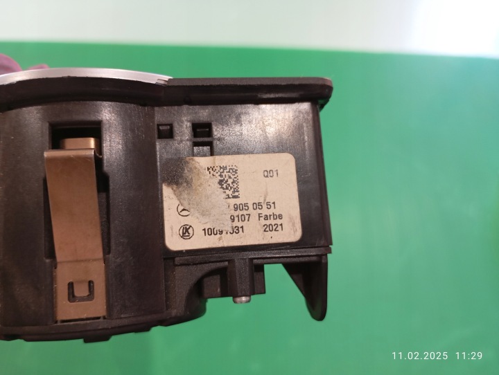 COMMUTATEUR PANNEAU FEUX MERCEDES E-KLASA W212 A2129050551