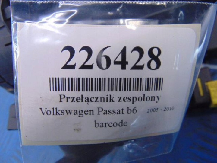 VOLKSWAGEN PASSAT B6 AVANT LIFT 1.9TDI COMMUTATEUR COMPOSITE 3C5953507P