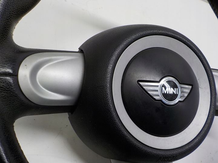 MINI COOPER R52 R55 R56 VOLANT CUIR AIRBAG COUSSIN CONDUCTEUR