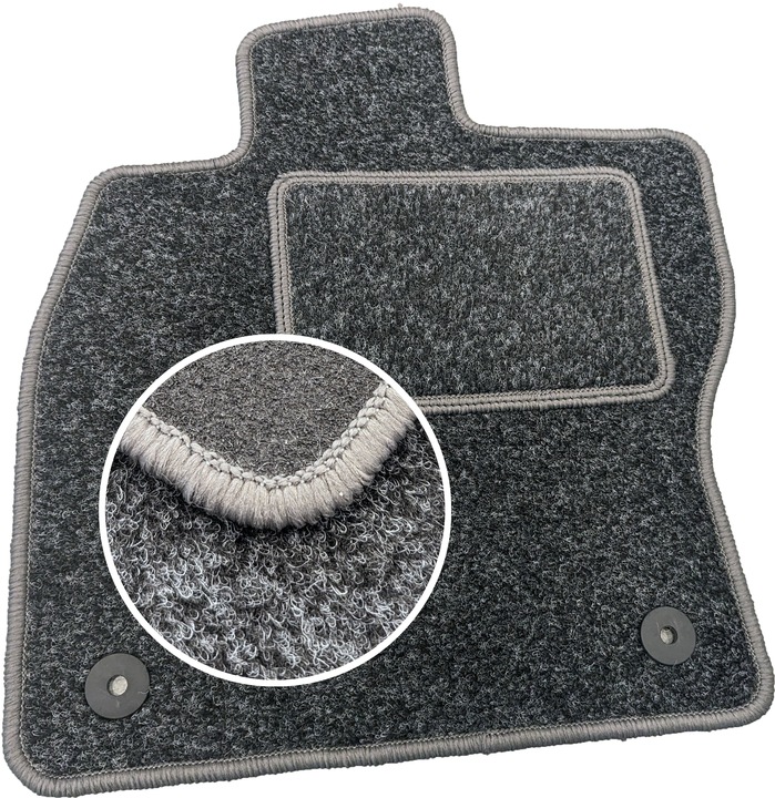 ALFOMBRILLAS DE FELPA ANTRACYT LUX PARA MERCEDES CL W215 (1999 - 2006) PRZODY 