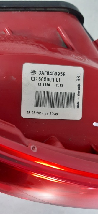 VOLKSWAGEN PASSAT B7 UNIVERSEL PHARE GAUCHE ARRIÈRE 3AF945095E