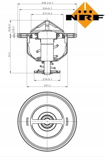 NRF 725176 TERMOSTAT, MATERIAL DE REFRIGERACIÓN 